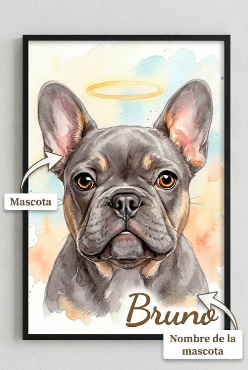 Retrato estilo acuarela